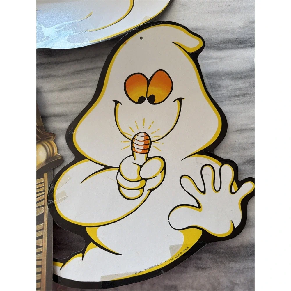 Vintage Set Of 7 Die Cut Halloween Tsan Yih Co Taiwan 1989
